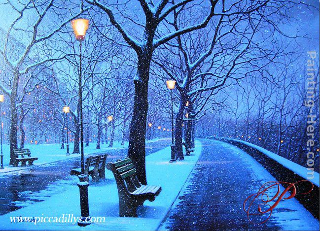 Winter At Riverside painting - Alexei Butirskiy Winter At Riverside art painting